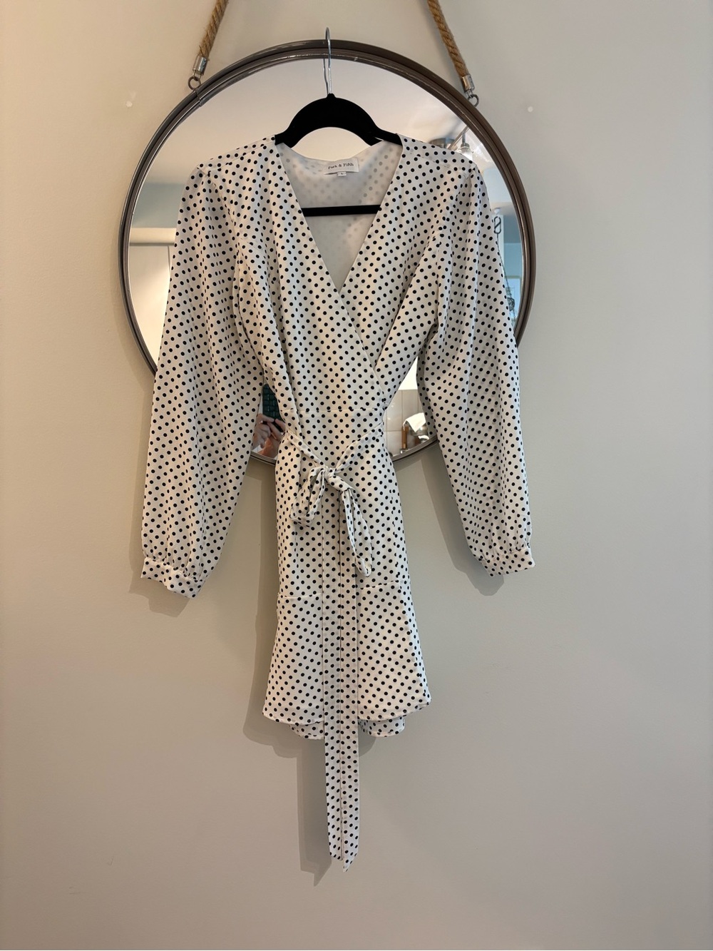 Park and Fifth Polka Dot Wrap Dress